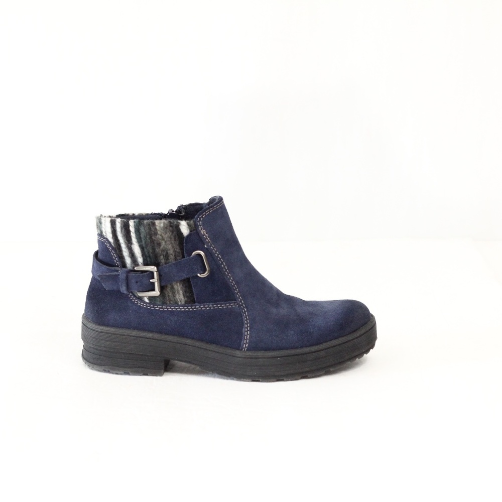 Earth Origins Winter Boots Women Winter Booties sz 5 Blue Suede